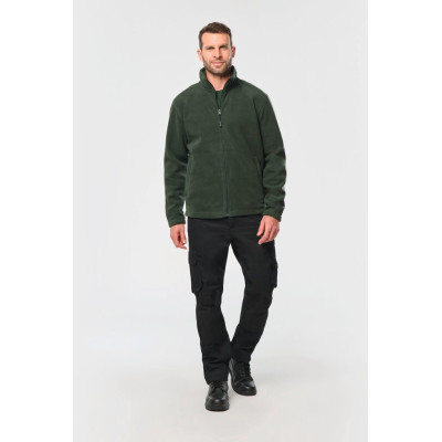 Full zip microfleece jacket man